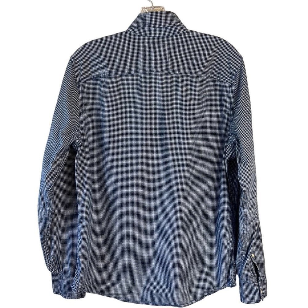 HOLLISTER Men’s Oxford Shirt Plaid Stretch Size Small - Picture 3 of 6